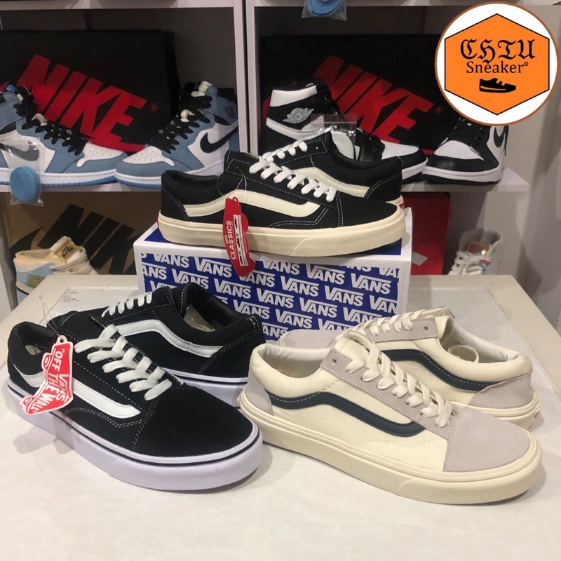 Giày Sục nam nữ cổ thấp Vans vautl phiên bản đẹp da lộn cao cấp giày nam nữ Vans cổ thấp