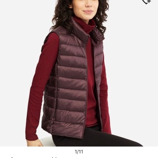 Áo gile lông vũ  cho  nữ uniqlo