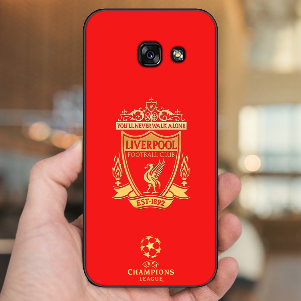 Ốp lưng Samsung A3 2017, A5 2017, A7 2017 viền đen in hình Liverpool FC