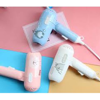 [SẴN] 📛📛📛MÁY SẤY TÓC MINI BỎ TÚI, HÌNH THÚ SIÊU CUTE👍 TN_STORE