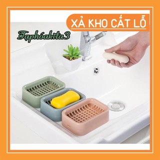 Hộp đựng xà phòng / xà bông có lỗ thoát nước