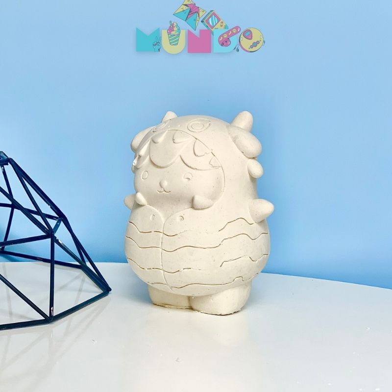 Tượng tô màu cao cấp chọn mẫu SIZE X COSPLAY KHỦNG LONG CUTE, tượng thạch cao MUNDO