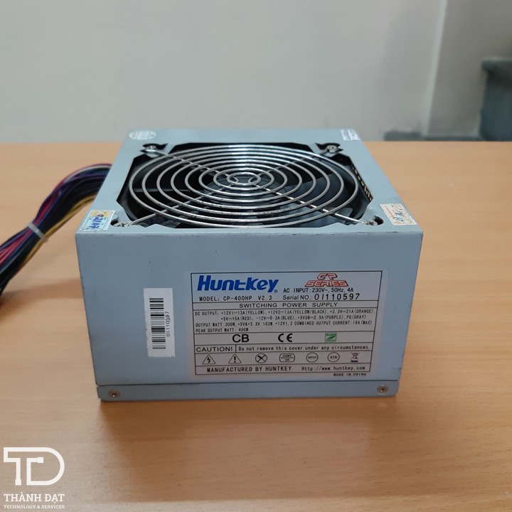 Nguồn máy tính Huntkey 400w có nguồn phụ 6 pin hàng chính hãng bảo hành 3 tháng lỗi 1 đổi 1 uy tin luôn