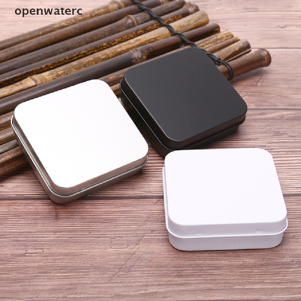 Hộp Thiếc Mini Hình Vuông Đựng Trang Sức / Đồng Xu Tiện Dụng