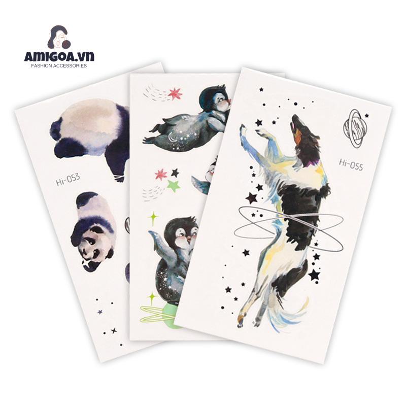 ✨✨Miếng dán hình xăm tạm thời chống nước phát sáng trong bóng tối