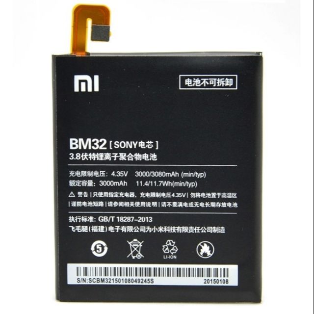 Pin điện thoại Xiaomi Mi4 BM32 xịn có bảo hành