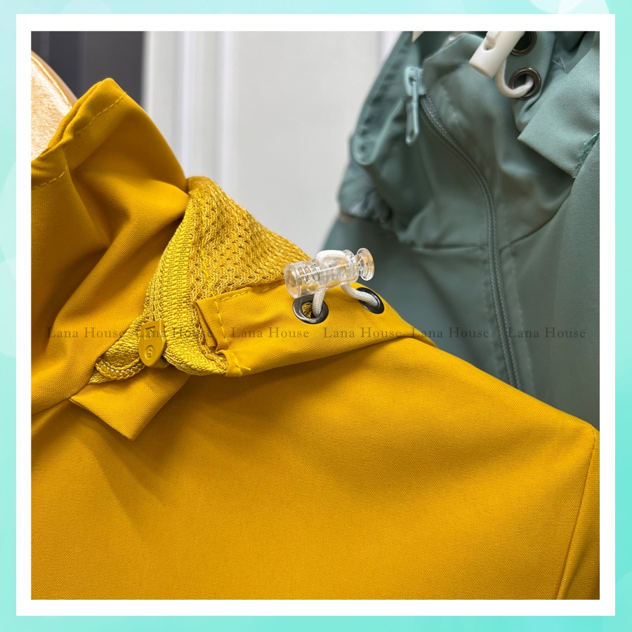 Áo gió nữ 2 lớp lót lưới siêu phẩm chống nước mùa lạnh