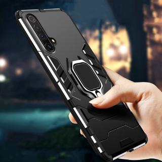 Dành Cho Realme X50 X50m X50 Pro 5G Hybrid Slim Ring Holder Vỏ Giáp Chống Sốc Từ Đứng Bao