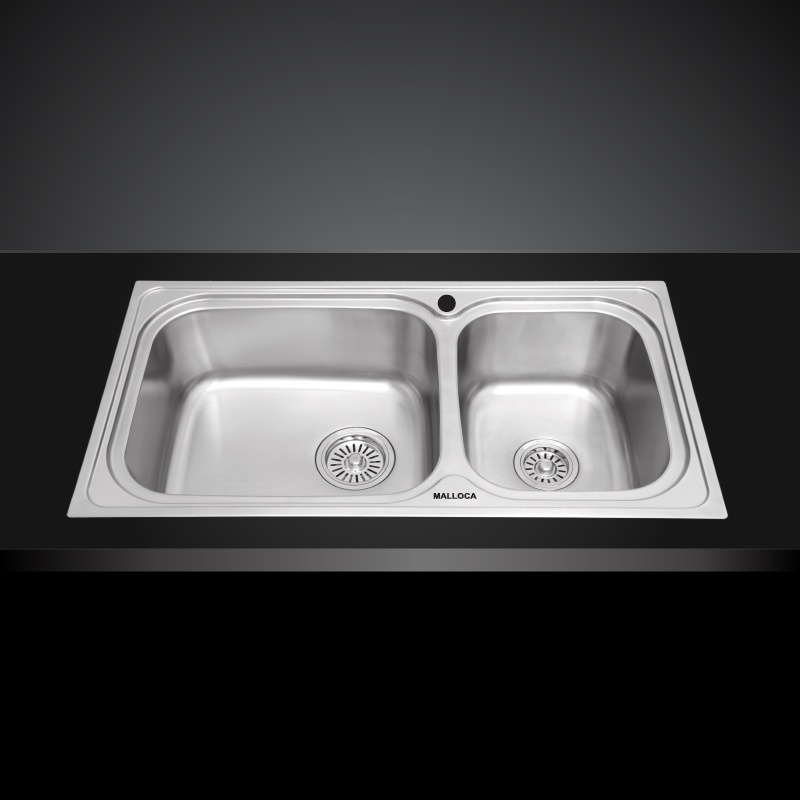 Chậu Rửa Chén Malloca MS 8804 - Inox 304 - Ngang 98cm