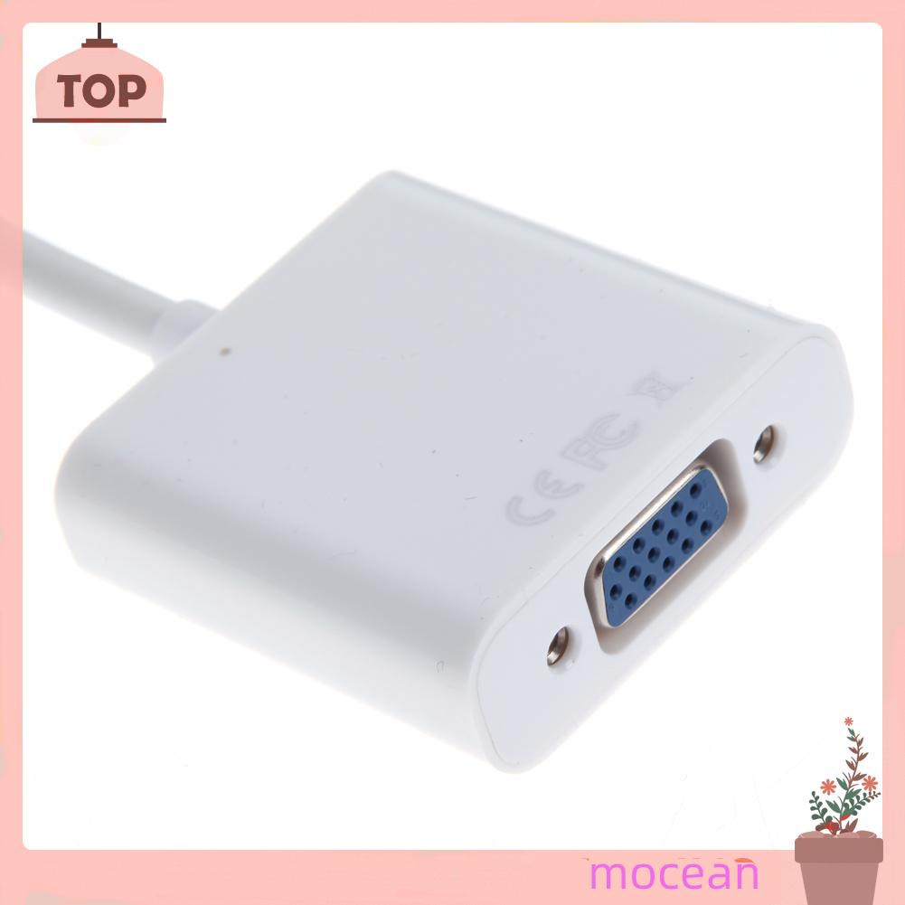 Mocean 1080P Micro HDMI-compatible / Mini HDMI-compatible / HDMI-compatible to VGA Converter Adapter with Audio