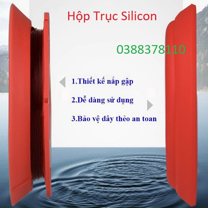 Hộp Trục Câu Đài Silicon, Dụng Cụ, Phụ Kiện Câu Cá