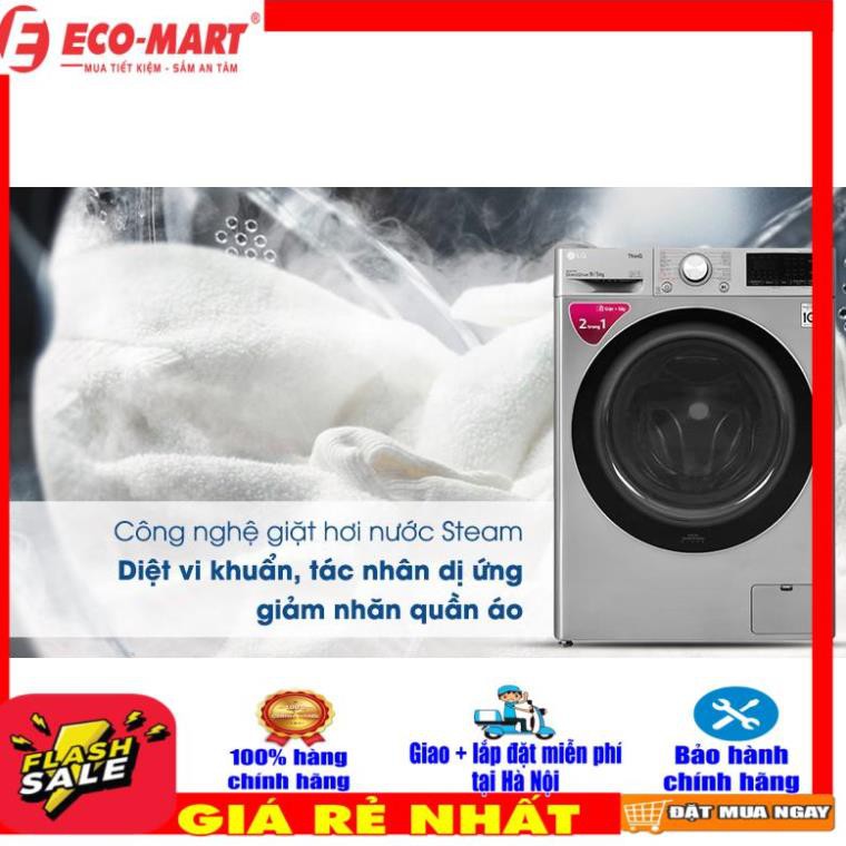 FV1409G4V Máy giặt sấy LG Inverter 9 kg FV1409G4V