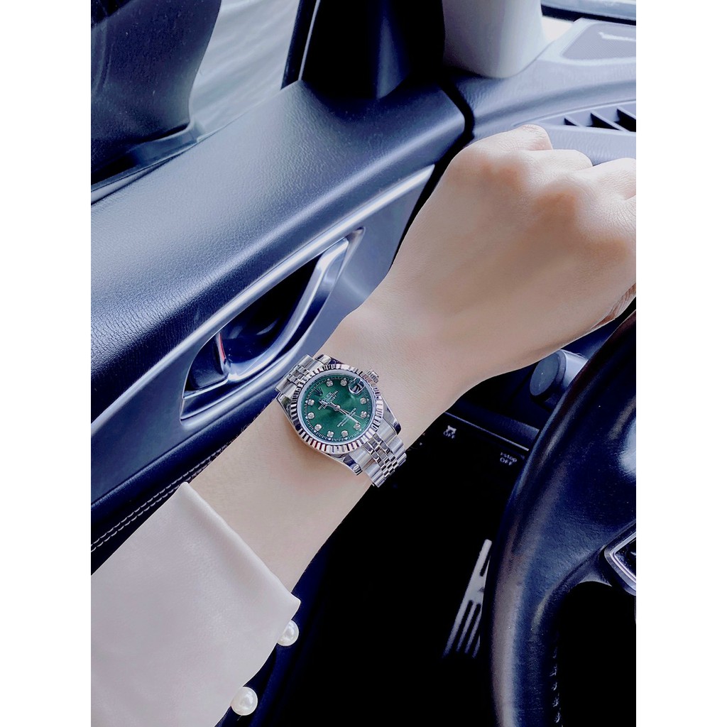 Đồng hồ đeo tay nữ ROLEX full box đồng hồ nữ dây kim loại chính hãng, siêu cao cấp sang chảnh, thời trang đẳng cấp