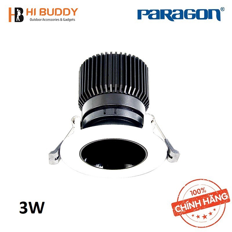 Đèn LED Paragon Âm Trần Chiếu Điểm (CRDB Series) 3W/ 5W/ 7W/ 12W - Ánh Sáng Vàng/ Trung Tính/ Trắng. CHÍNH HÃNG- HIBUDDY