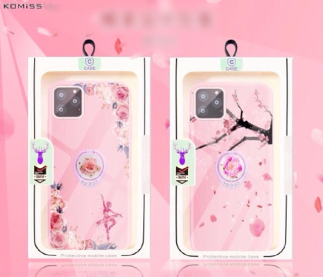 Ốp dẻo in hình kèm iring đá