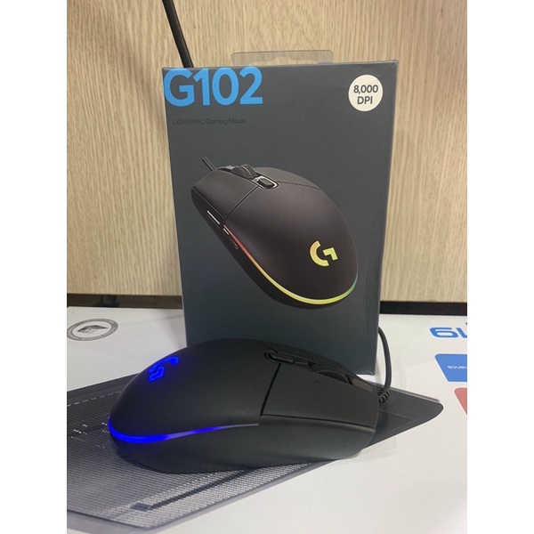 Chuột gaming Logitech G102 Led RGB mắt đọc chính xác 8000 DPI tùy chỉnh MVT Store