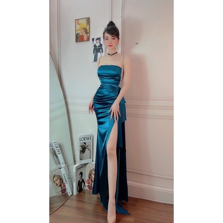 MS1289V ĐẦM BODY HAI DÂY XẺ ĐÙI full size S/M/L/XL
