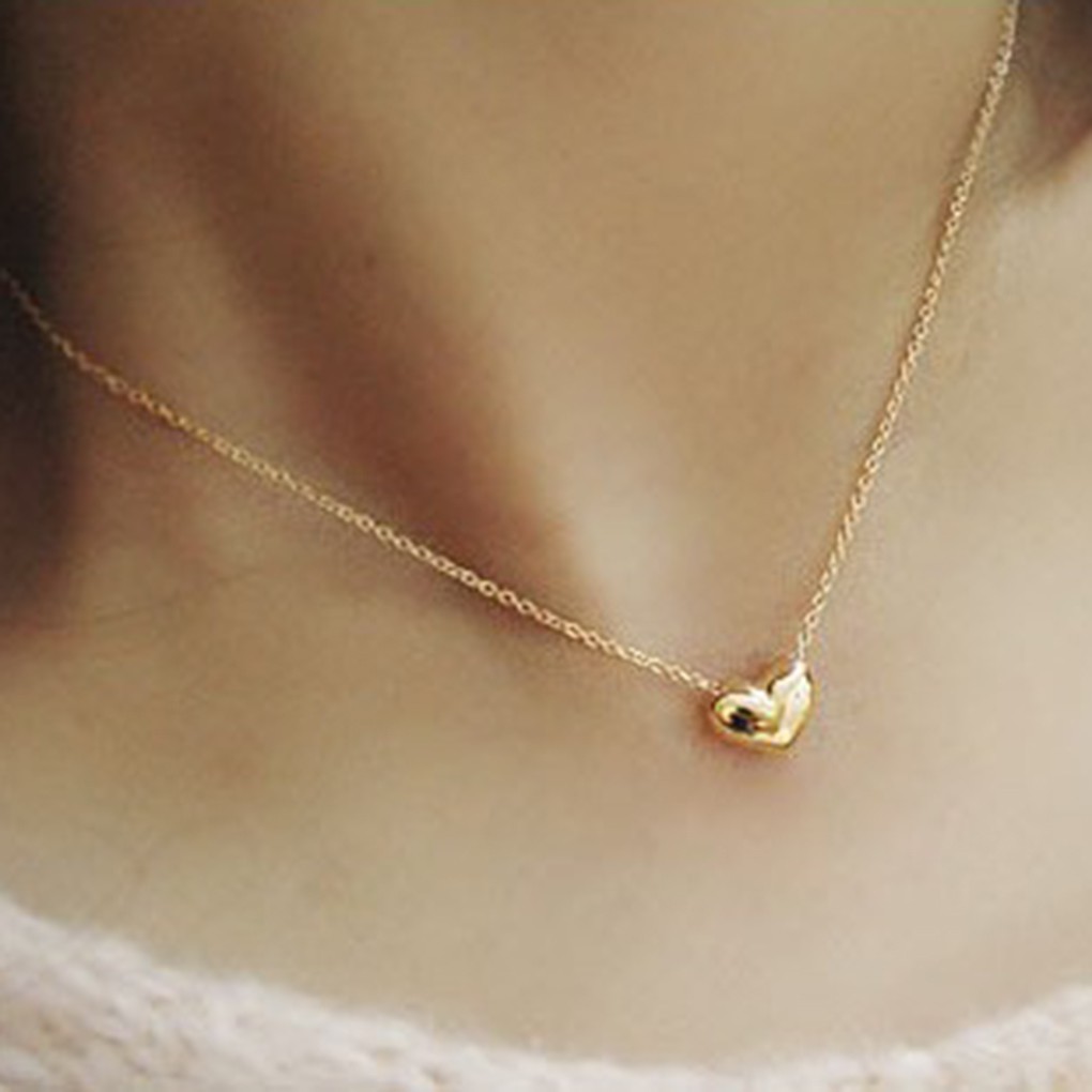 Dây Chuyền Hợp Kim Hình Trái Tim Xinh Xắn
