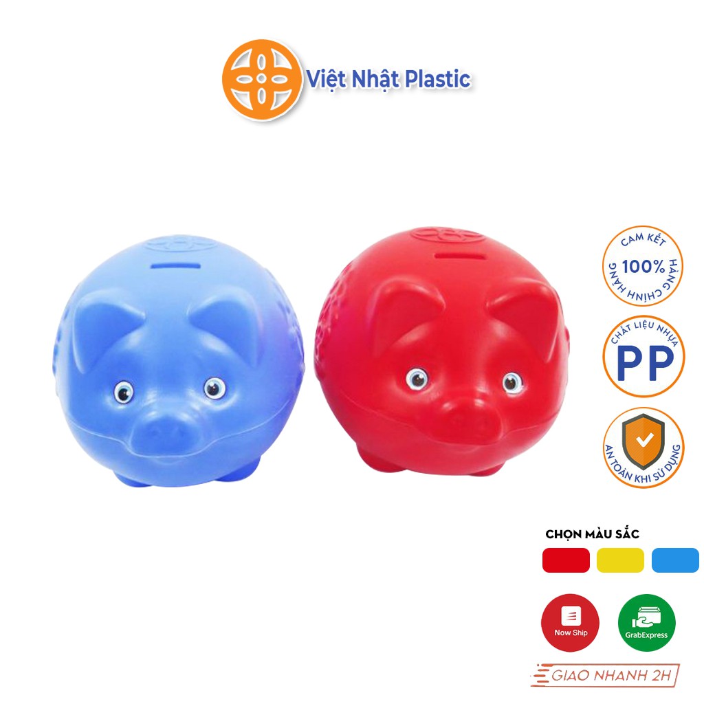 Lợn nhựa cỡ trung đựng tiền tiết kiệm Việt Nhật Plastic
