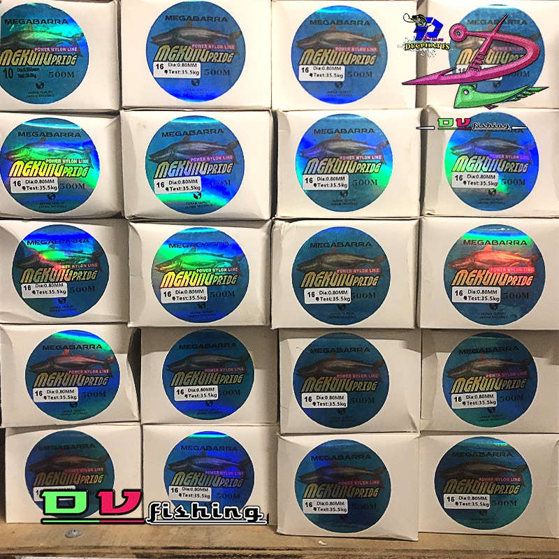 Dây Cước Câu Cá (MEKONG megabarra) 500m Chuyên Săn Hàng, làm thẻo, chùm nho.