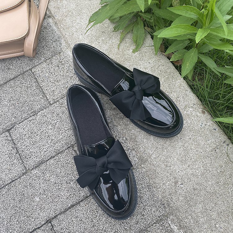 Giày hài nữ đế đốc 3cm thắt nơ CEN FASHION