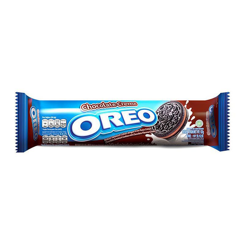 Thanh Bánh Quy Oreo Kem Dâu/Vani Cốm/Kem Lạnh Việt Quất/Socola Gói 123.5G