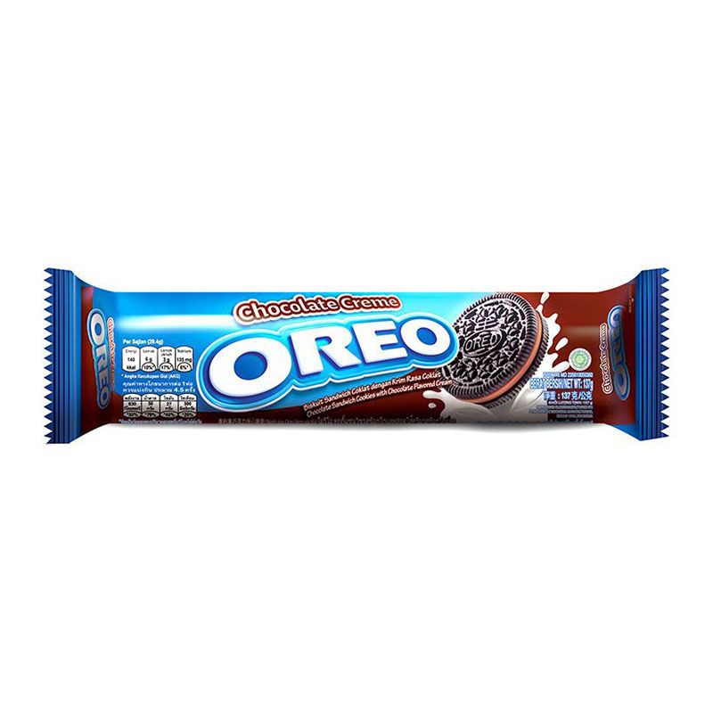 [Đủ Vị] Thanh Bánh Quy Oreo Kem Dâu/Vani Cốm/Kem Lạnh Việt Quất/Socola Gói 123.5G