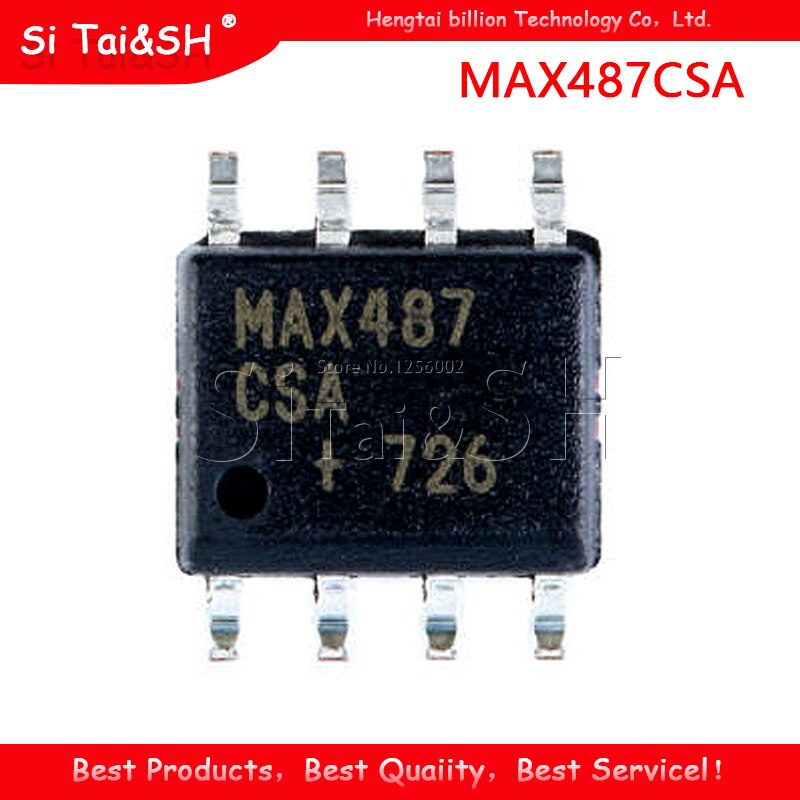 20PCS MAX487CSA SOP8 MAX487 IC RS-485/RS-422 Transceiver New original free shipping