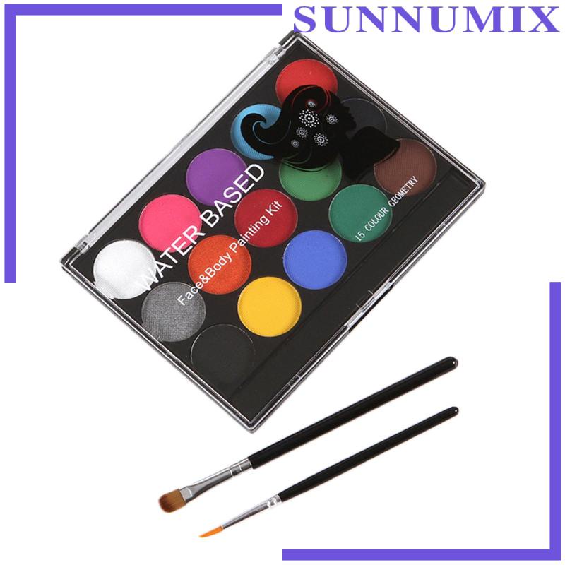 Bảng Màu Vẽ Cơ Thể Hóa Trang Halloween Chuyên Nghiệp