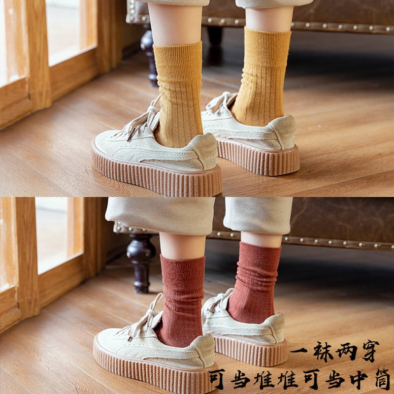 Vớ nữ WAFNHA D37 thoáng khí thoải mái thời trang cổ điển