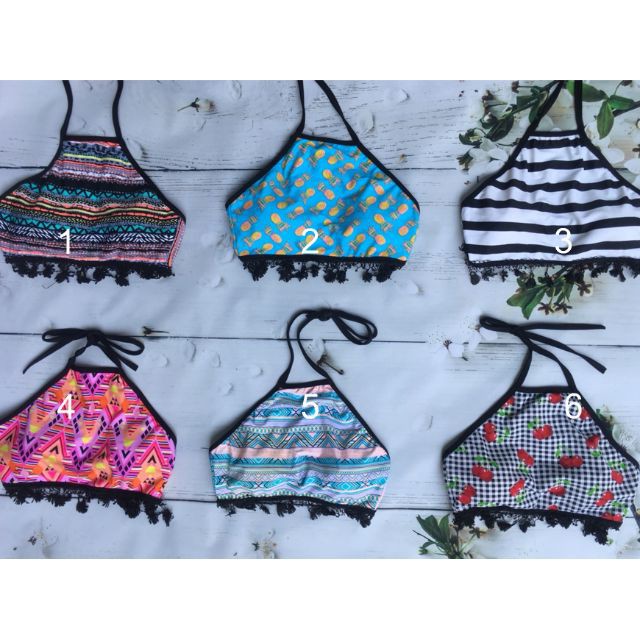 Áo yếm lẻ màu đen