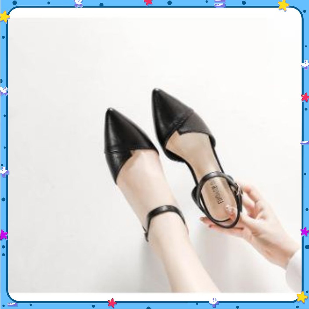 Giày Cao Gót 3P Đơn Giản Mã LNP1A Đen