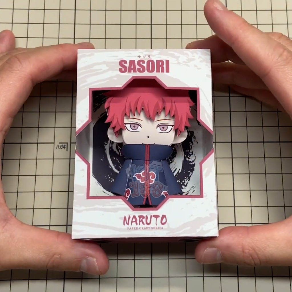 Mô hình giấy Anime Chibi Sasori - Naruto + kit hộp trang trí