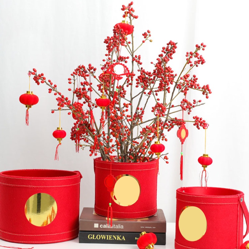 Nhánh Berry Nhân Tạo Trang Trí Cây Thông Giáng Sinh