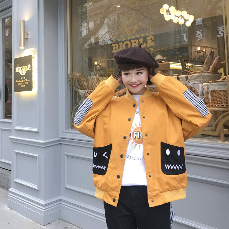 [Có Sẵn] áo khoác bomber 2 túi ulzzang #286 | BigBuy360 - bigbuy360.vn