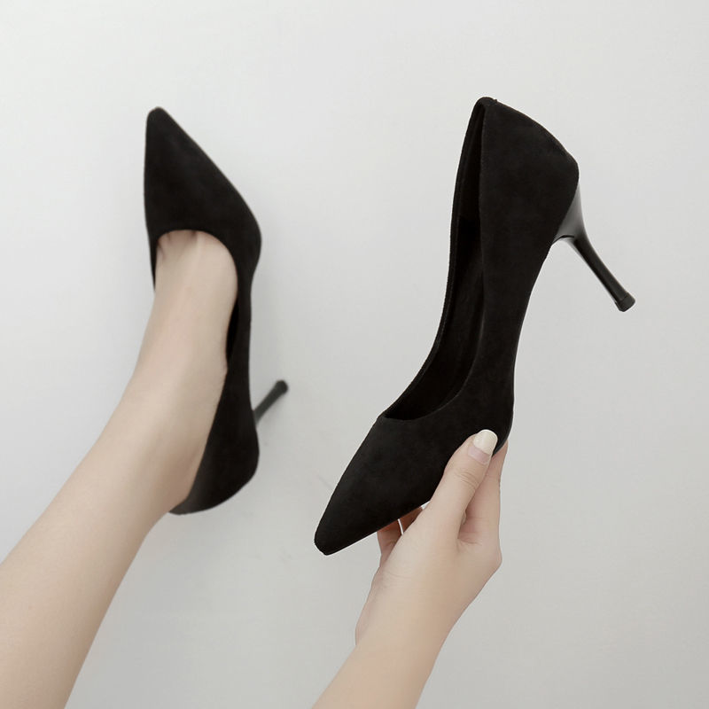 Giày cao gót 5-7-9cm phong cách Hàn Quốc