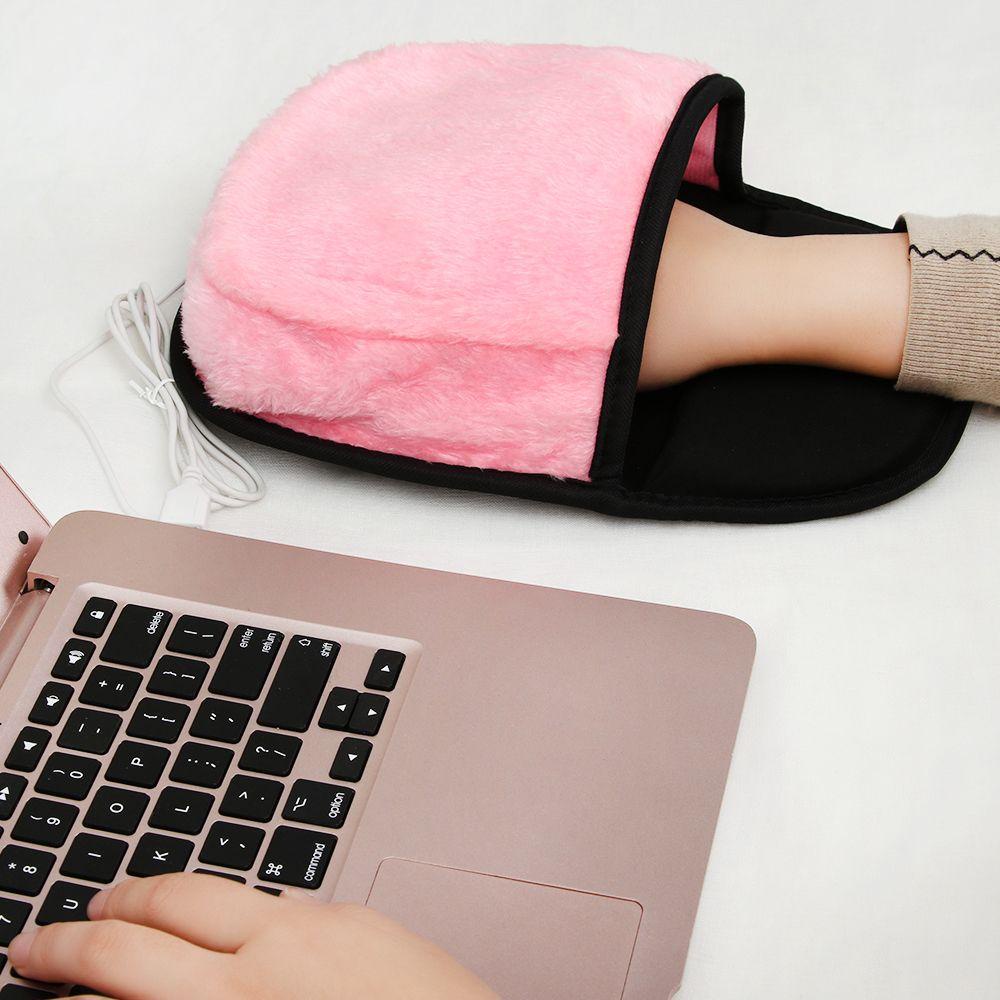 Tấm Lót Chuột Sưởi Ấm Tay Chống Trượt Mềm Mại Cổng usb