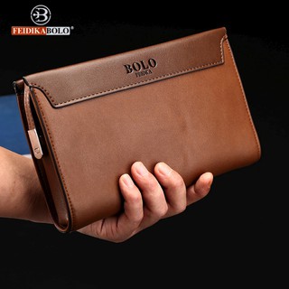 Ví cầm tay BOLO phong cách mới nhất 2018 sang trọng đẳng cấp nhóm mầu nâu