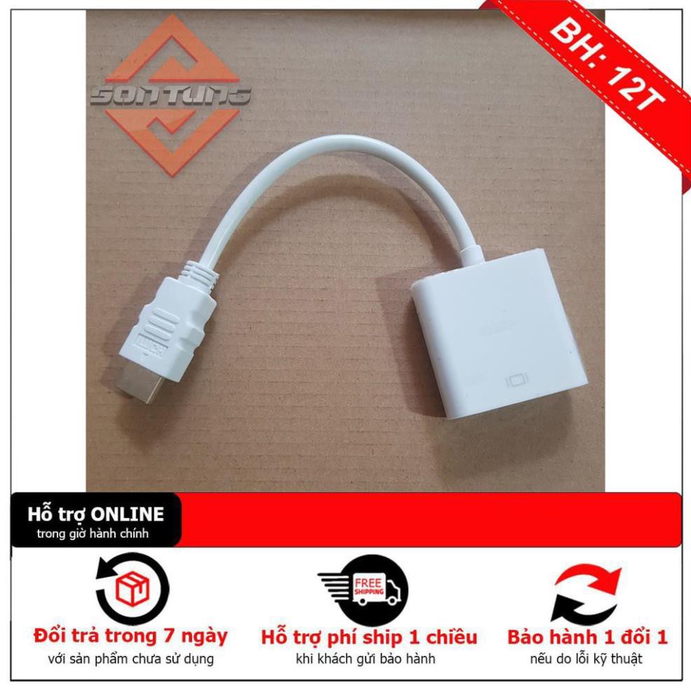 [BH12TH] [NEW]Cáp chuyển đổi tín hiệu từ HDMI sang VGA ( HDMI to VGA )