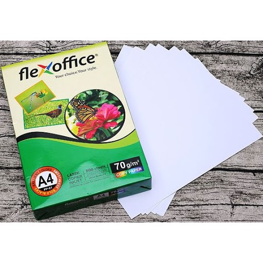 Giấy in Flexoffice định lượng 70 khổ A4