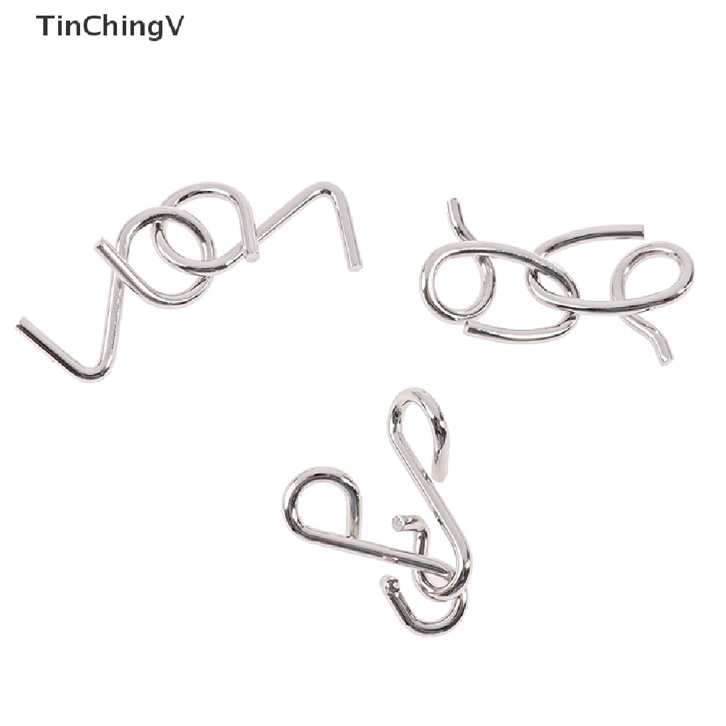 Bộ 8 Khối Kim Loại Lắp Ráp Phát Triển IQ Cho Người Lớn Và Trẻ Em