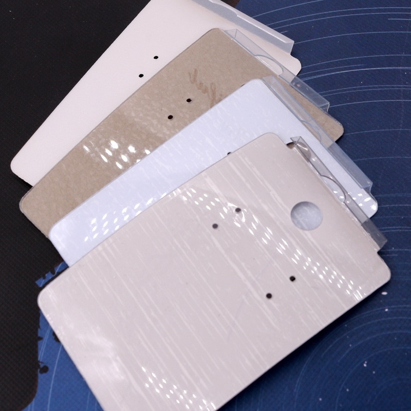 Combo 3 chiếc tag nhựa to 5x7cm treo khuyên tai [CAO CẤP]