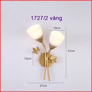 Đèn tường trang trí hiện đại t1727-2 sử dụng đui bóng xoáy e27 thông dụng_trang trí phòng khách phòng ngủ cầu thang