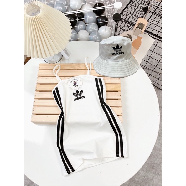 Váy body Adidas cho bé Kèm nón