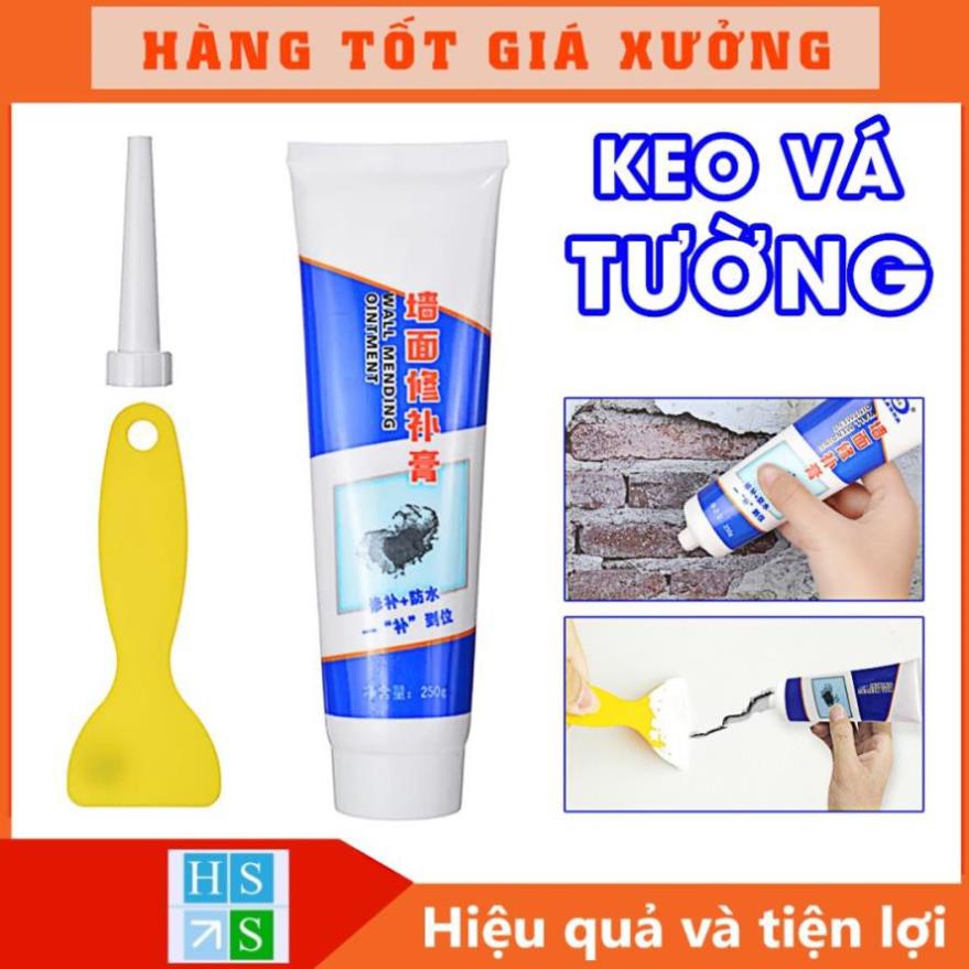 Tuýp Keo vá tường đa năng 250g keo vá vết nứt tường trầy xước bong tróc làm sạch vết bẩn - HS Shop Thủ Đức