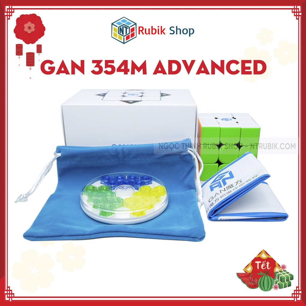 [Siêu phẩm 2020] Rubik 3x3x3 Gan 354 M Stickerless Ver 2 Standard Version / Advanced Version