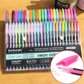 Set 48 Bút Mực Gel Nhiều Màu Sắc