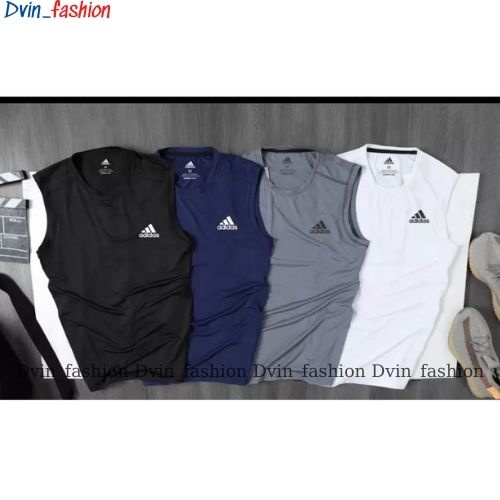 Áo thun ba lỗ nam tanktop chuẩn gym mặc nhà dạo phố - Áo thun trơn nhiều màu - Thun lạnh  thoáng mát Dvin_fashion