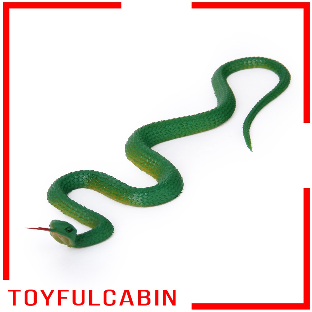 Rắn Giả Bằng Cao Su Màu Xanh Lá Dùng Trang Trí Halloween