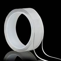 Cuộn Băng Dính 3M, 2 Mặt Trong Suốt, Băng Keo Chống Thấm, Sử dụng Dính Dồ Vật Lên Tường, Tái Sử Dụng. Kingler 6005